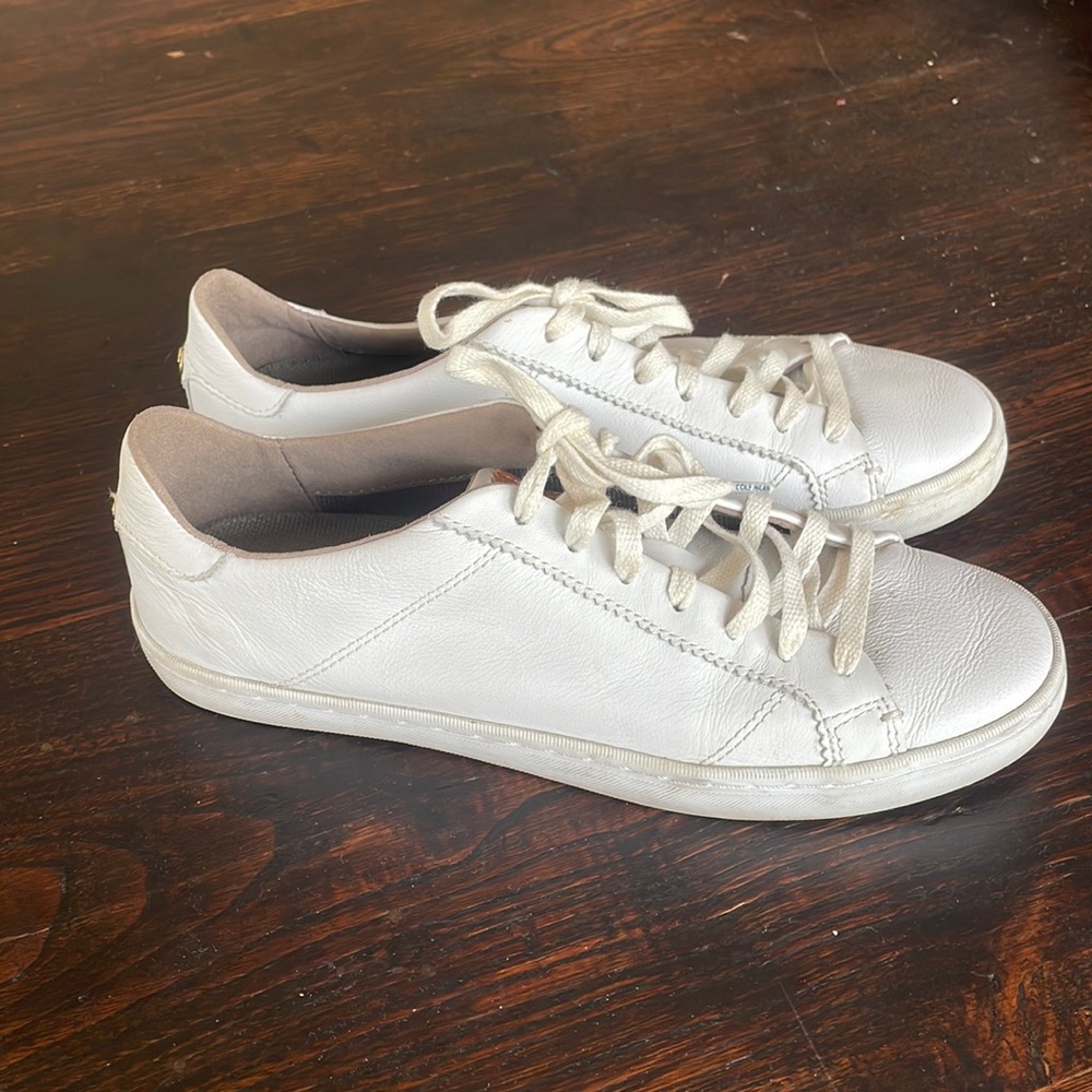 Cole Haan white leather sneaker